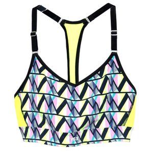 VSX Sport Victoria's Secret Multi Color Geo Print Cami Sport Bra Size Me…